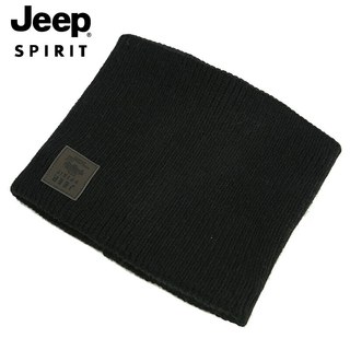 吉普（JEEP）帽子男士围脖加绒保暖针织围巾秋冬季防寒护脖套头围巾A0636