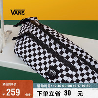 VANS 男女腰包黑白棋盘格街头运动风 黑白格纹 均码