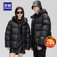 ROMON 罗蒙 短款连帽保暖百搭棉服