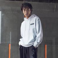 卫衣男春秋百搭潮酷时尚机械小熊印花工装长袖连帽男士卫衣