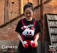 FANTHFUL 茶杯头大冒险毛绒玩偶小背包 CUPHEAD便携包 周边