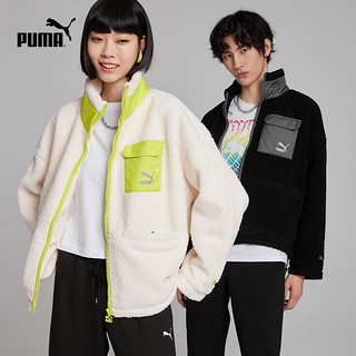 PUMA 彪马 男女同款仿羊羔绒拉链外套 SHERPA 539570