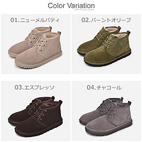 UGG 日本直邮UGG neumel 反绒轻便低帮雪地靴简约防滑加绒疏水