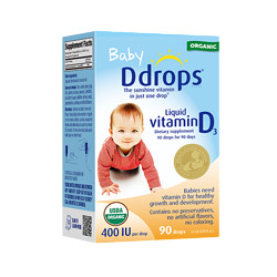 Ddrops 宝宝d3维生素AD滴剂 2.5ml90滴