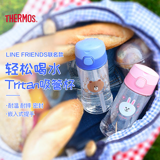 THERMOS 膳魔师 F4011T 儿童吸管杯