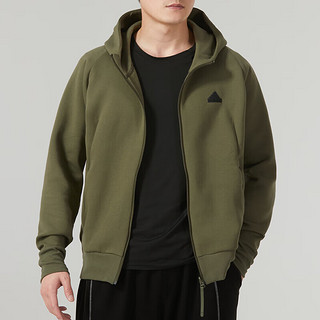 阿迪达斯 （adidas）男装 运动服跑步训练外套连帽休闲夹克开衫 IN5090 XS/170