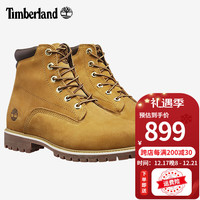 Timberland添柏岚马丁靴踢不烂男鞋户外徒步耐磨牛皮工装靴高帮大黄靴37578 37578231 44/10