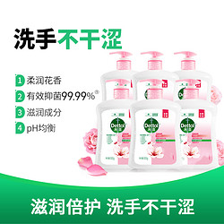 Dettol 滴露 洗手液滋润倍护500g*6瓶装