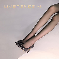 Limerence M 涞觅润丝 丝袜中腰深裆丝滑超薄透明连裤袜 黑色 无缝闭裆M码