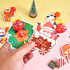 棒棒糖插卡圣诞节儿童节的元旦棒棒糖装饰卡纸开学贺卡小卡片幼儿园仪式感励卡糖果留言卡孩子新年