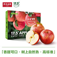 农夫山泉 17.5°苹果 圣诞节平安果 新鲜水果礼盒 J果径92±4mm 超大果 12个装