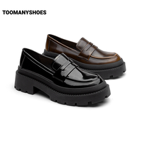 Toomanyshoes女鞋23樱花树下复古英伦jk小皮鞋单鞋厚底乐福鞋