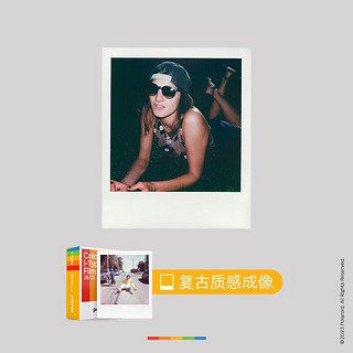 宝丽来（Polaroid）i-Type型拍立得相纸胶片【限I-2&Now&Now+&Lab可用】 i-Type白框彩色双包装 (16张)23年10月