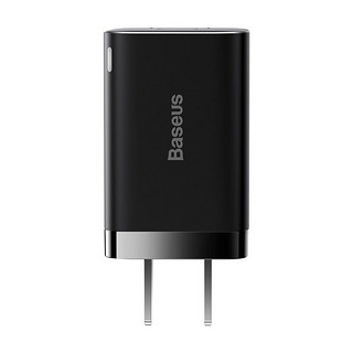 BASEUS 倍思 CCCJG30UC 手机充电器 USB-A/Type-C 30W 黑色