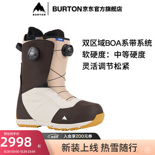 BURTON 伯顿 23-24雪季新品男士RULER BOA滑雪鞋高手加宽单板214261 21426104200 11