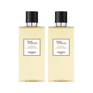 【硬核专享】【两件装】【欧洲直购 】HERMES 爱马仕大地洗发沐浴露啫喱200ml*2 温和保湿