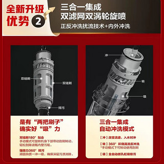 安吉尔前置过滤器 自动反冲洗 自来水过滤器7T/h 压力表实时监控净水机 全屋家用净水器J3218 【7吨/小时大流量】升级款J3218