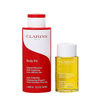 黑卡会员：CLARINS 娇韵诗 纤体套装 红魔晶纤体乳400ml+紧塑护理油100ml 紧致塑形 健康养护