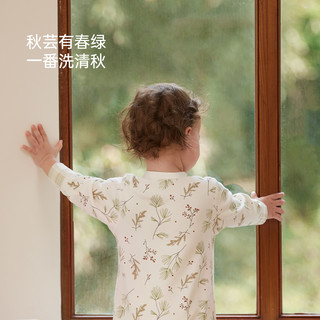 babylove 娃爱的蓓蓓 婴儿包屁衣秋冬宝宝加厚保暖打底睡衣新生儿三角哈衣爬服