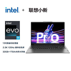 Lenovo 联想 小新Pro16 i9-13900H 32G 1TB 集显16英寸超能轻薄笔记本电脑