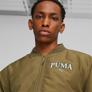 彪马（PUMA） 男子复古休闲夹棉外套 SQUAD BOMBER JACKET 681526 巧克力豆-93 XXL(190/108A)