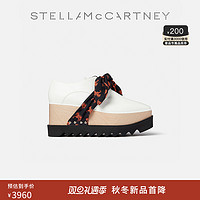 STELLA McCARTNEY 斯特拉·麦卡特尼 印花饰带松糕鞋女士ELYSE厚底鞋