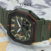 TIMEX 天美时 TREND系列手表树脂户外探险抗震双显男表TW2V35400