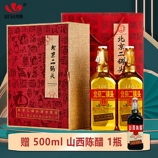 YONGFENG 永丰牌 北京二锅头 金标 出口小方瓶 46%vol 清香型白酒 500ml