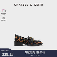 CHARLES & KEITH CHARLES&KEITH;秋季女鞋SL1-71720099女士时尚粗跟乐福鞋