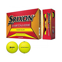 DUNLOP 邓禄普 高尔夫球SRIXON DISTANCE 2018型号  黄色