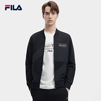 FILA 斐乐 官方男子长袖外套2023秋季新款基础简约休闲棒球领上衣