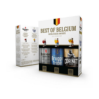 Best of Belgium比利时金牌啤酒精选组合 330ml*3瓶 330mL 3瓶 礼盒装