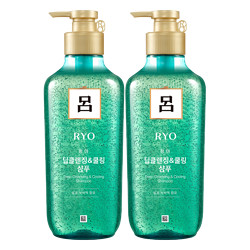 Ryo 吕 爱茉莉绿吕洗发水洗发露400ml*2控油去屑止痒清洁清爽