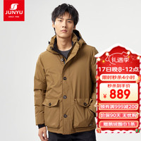 男款连帽户外羽绒服 52041