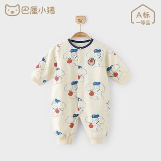 连体衣新生儿秋冬季保暖哈衣婴儿衣服超洋气初生儿爬爬服宝宝秋装