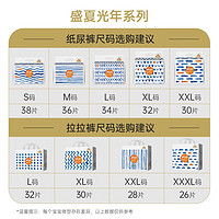 【尺码任选1】碧芭宝贝盛夏光年透气轻薄纸尿裤拉拉裤尿不湿S-3XL