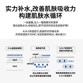 美迪惠尔 可莱丝补水面膜 针剂补水2片+蛋白营养水感10片