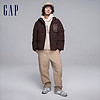 Gap 盖璞 男女装秋季2023LOGO远红外发热保暖灯芯绒羽绒夹克720815