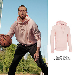 迪卡侬（DECATHLON）NBA运动休闲卫衣秋季男连帽卫衣长袖运动上衣I NBA 迈阿密热火- 粉色 2XL