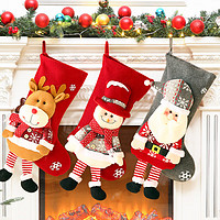 OUNIZI 欧妮姿 圣诞装饰品圣诞袜子礼物袋圣诞节糖果礼品袋挂件袜子大号雪人款