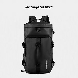victoriatourist 维多利亚旅行者 旅行包女士大容量双肩背包短途出差手提包行李袋旅游登山包休闲运动包游泳包V7021黑色