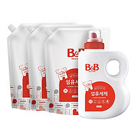 B&B 保宁 婴儿洗衣液1.8L+2.1L*3