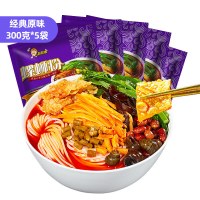 好欢螺 加辣加臭螺蛳粉广西柳州特产速食米粉夜宵常备美食 原味300g+加辣加臭400g