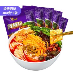 好欢螺 加辣加臭螺蛳粉广西柳州特产速食米粉夜宵常备美食 原味300g+加辣加臭400g