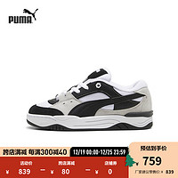 彪马（PUMA）【面包鞋】 男女同款休闲板鞋 PUMA-180 389267 白-黑色-11 40.5