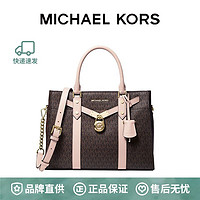 MICHAEL KORS 迈克·科尔斯 MK NOUVEAU HAMILTON 大号老花拼接手提女包 30F9G0HS3B