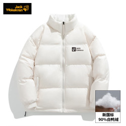 JACK WOKEKNSN 羽绒服男2023冬季新款立领保暖鸭绒外套防 LZ24 L
