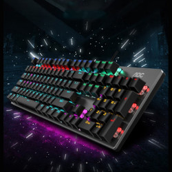 冠捷键盘_aoc 冠捷 gk410 104键电脑游戏背光机械键盘 青轴多少钱