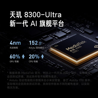 Redmi K70E 天玑 8300-Ultra 小米澎湃OS 1.5K 直屏 90W+5500mAh 16GB+1T 墨羽 小米红米K70E 至尊