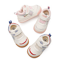 88VIP：TARANIS 泰兰尼斯 冬新款男童女宝宝加绒保暖学步鞋防滑软底面包鞋机能鞋